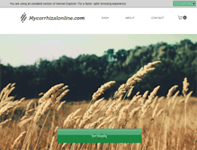 Tablet Screenshot of mycorrhizalonline.com
